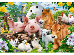CASTORLAND Puzzle Přátelé ze statku MAXI 40 dílků