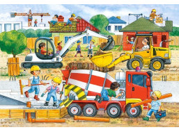 CASTORLAND Puzzle Staveniště MAXI 40 dílků