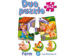 DOHÁNY Duo puzzle Na statku 8x2 dílky