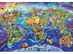 EUROGRAPHICS Puzzle Bláznivý svět 2000 dílků