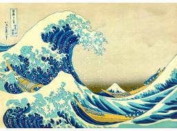 ENJOY Puzzle Katsushika Hokusai: Velká vlna u pobřeží Kanagawy 1000 dílků