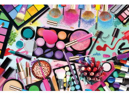 EUROGRAPHICS Puzzle v plechové krabičce Paleta barev: Makeup 1000 dílků