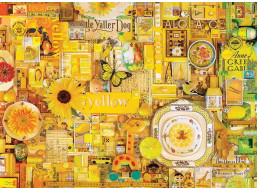 COBBLE HILL Puzzle Barvy duhy: Žlutá 1000 dílků