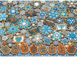 COBBLE HILL Puzzle Chanukové sušenky 1000 dílků