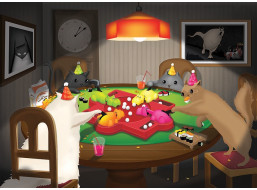 COBBLE HILL Puzzle Kočky při hře 1000 dílků