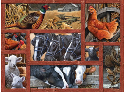 COBBLE HILL Puzzle Přátelé na farmě XL 275 dílků