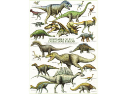 EUROGRAPHICS Puzzle Svět dinosaurů: Křída 1000 dílků