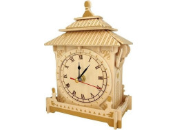WOODEN TOY , WCK 3D puzzle Hodiny F002