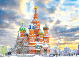 EUROGRAPHICS Puzzle Chrám Vasila Blaženého, Moskva 1000 dílků