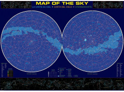 EUROGRAPHICS Puzzle Mapa nebe 1000 dílků