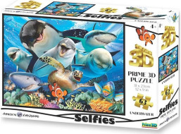PRIME 3D Puzzle Podvodní selfie 3D 63 dílků
