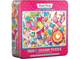 EUROGRAPHICS Puzzle v plechové krabičce Sušenková oslava 1000 dílků
