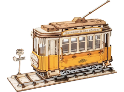 ROBOTIME Rolife 3D dřevěné puzzle Tramvaj 145 dílků