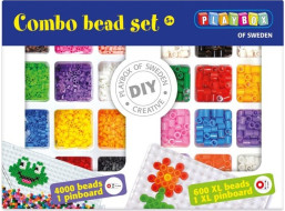PLAYBOX Zažehlovací korálky Combo set 4000 ks a XL 600 ks