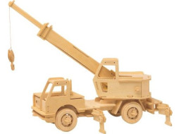 WOODEN TOY , WCK 3D puzzle Autojeřáb
