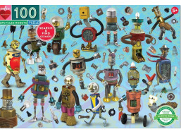 EEBOO Puzzle Roboti a součástky 100 dílků