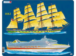 LARSEN Puzzle Lodě - historie a současnost 20 dílků