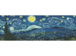 EUROGRAPHICS Panoramatické puzzle Hvězdná noc 1000 dílků