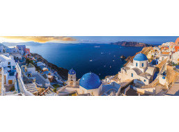 EUROGRAPHICS Panoramatické puzzle Santorini, Řecko 1000 dílků