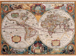 EUROGRAPHICS Puzzle Starověká mapa světa 1000 dílků