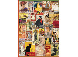EUROGRAPHICS Puzzle Vintage plakáty z opery a divadla 1000 dílků