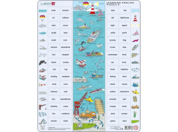LARSEN Puzzle Angličtina 8: Na moři 64 dílků
