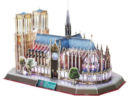 CUBICFUN Svítící 3D puzzle Notre Dame 149 dílků
