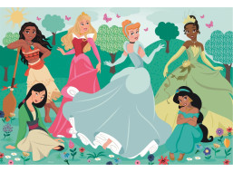 CLEMENTONI Puzzle Disney princezny MAXI 104 dílků