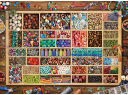 EUROGRAPHICS Puzzle Lauřina sbírka korálků 1000 dílků