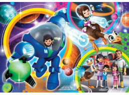 CLEMENTONI Puzzle Miles z budoucnosti: Rodina MAXI 104 dílků
