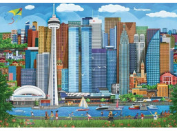 EUROGRAPHICS Puzzle Piknik v Torontu 1000 dílků