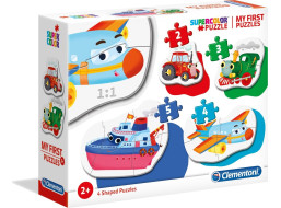 CLEMENTONI Moje první puzzle Dopravní prostředky 4v1 (2,3,4,5 dílků)