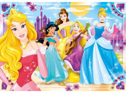 CLEMENTONI Puzzle Disney princezny MAXI 104 dílků