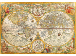 CLEMENTONI Puzzle Historická mapa světa 2000 dílků