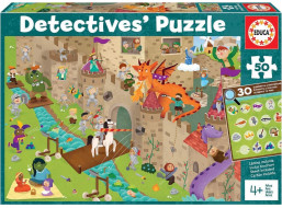 EDUCA Detektivní puzzle Hrad 50 dílků