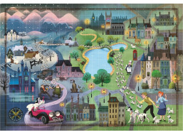 CLEMENTONI Puzzle Story Maps: 101 dalmatinů 1000 dílků
