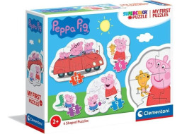 CLEMENTONI Moje první puzzle Prasátko Peppa 4v1 (3,6,9,12 dílků)