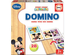 EDUCA Dřevěné domino Mickey a Minnie