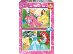 EDUCA Puzzle Disney princezny 2x20 dílků