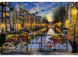 EDUCA Puzzle Romantický Amsterdam 2000 dílků