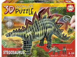 EDUCA 3D puzzle Stegosaurus 89 dílků