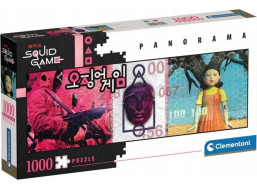 CLEMENTONI Panoramatické puzzle Netflix: Squid Game (Hra na oliheň) 1000 dílků