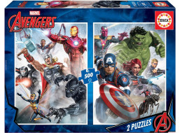 EDUCA Puzzle Avengers 2x500 dílků