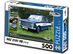 RETRO-AUTA Puzzle č. 4 VAZ 2101 VB (1973) 500 dílků