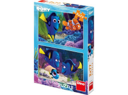 DINO Puzzle Hledá se Dory 2x77 dílků