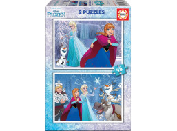 EDUCA Puzzle Ledové království 2x48 dílků