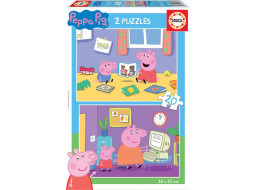 EDUCA Puzzle Prasátko Peppa 2x20 dílků