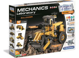CLEMENTONI Science&Play Mechanická laboratoř 10v1 Buldozer