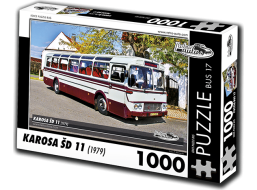 RETRO-AUTA Puzzle BUS č.17 Karosa ŠD 11 (1979) 1000 dílků