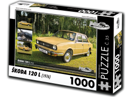 RETRO-AUTA Puzzle č. 35 Škoda 120 L (1976) 1000 dílků